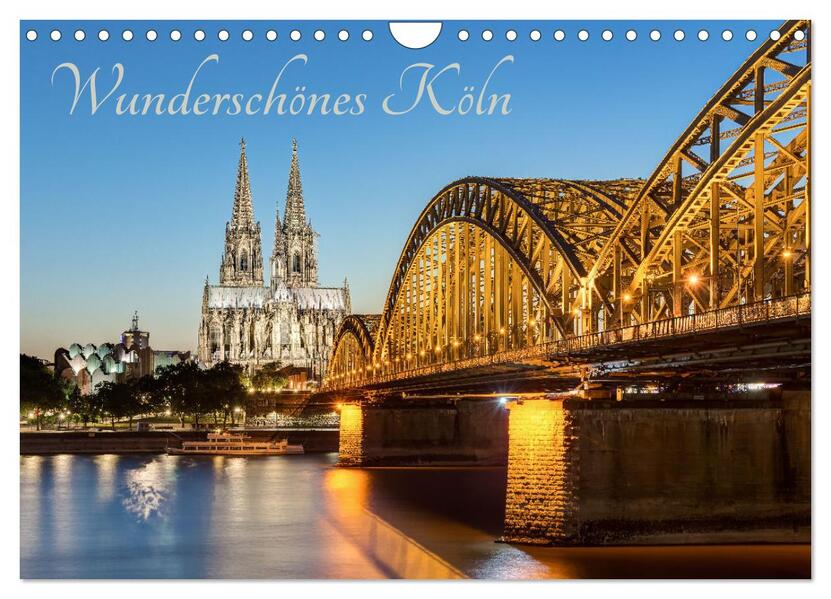 Wunderschönes Köln (Wandkalender 2026 DIN A4 quer) CALVENDO Monatskalender