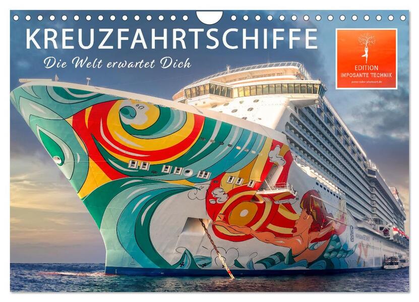 Kreuzfahrtschiffe - die Welt erwartet Dich (Wandkalender 2026 DIN A4 quer) CALVENDO Monatskalender