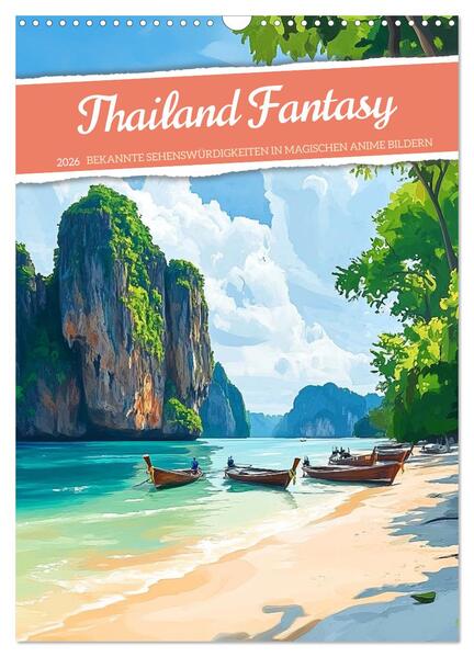 Thailand Fantasie (Wandkalender 2026 DIN A3 hoch) CALVENDO Monatskalender