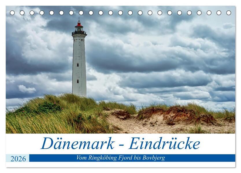 Dänemark - Eindrücke Vom Ringköbing Fjord bis Bovbjerg (Tischkalender 2026 DIN A5 quer) CALVENDO Monatskalender