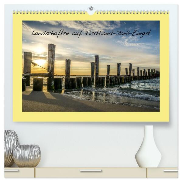 Landschaften auf Fischland-Darß-Zingst (hochwertiger Premium Wandkalender 2026 DIN A2 quer) Kunstdruck in Hochglanz