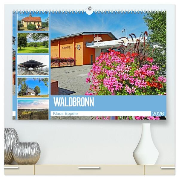 Waldbronn (hochwertiger Premium Wandkalender 2026 DIN A2 quer) Kunstdruck in Hochglanz