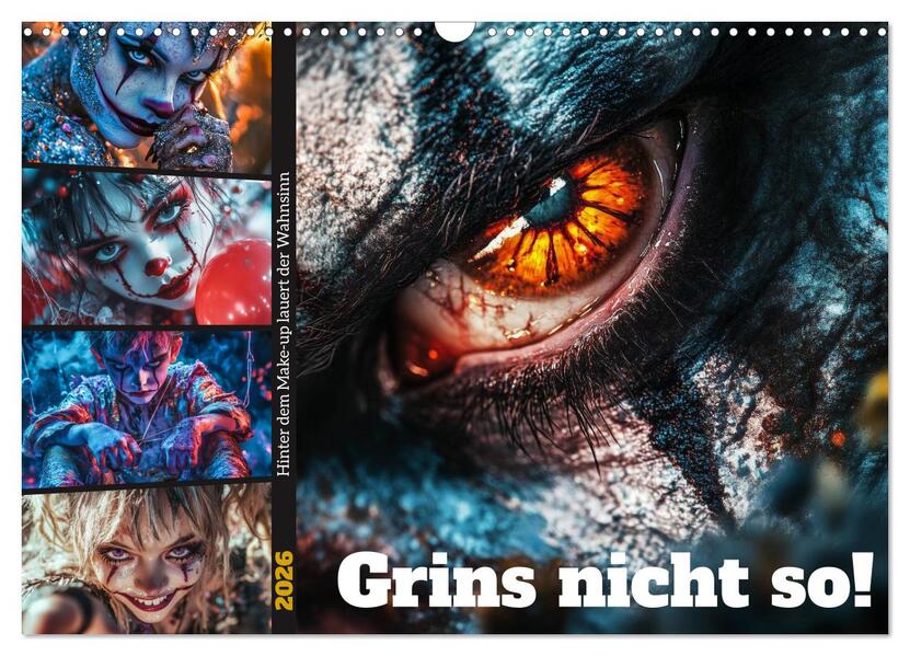 Grins nicht so ! (Wandkalender 2026 DIN A3 quer) CALVENDO Monatskalender
