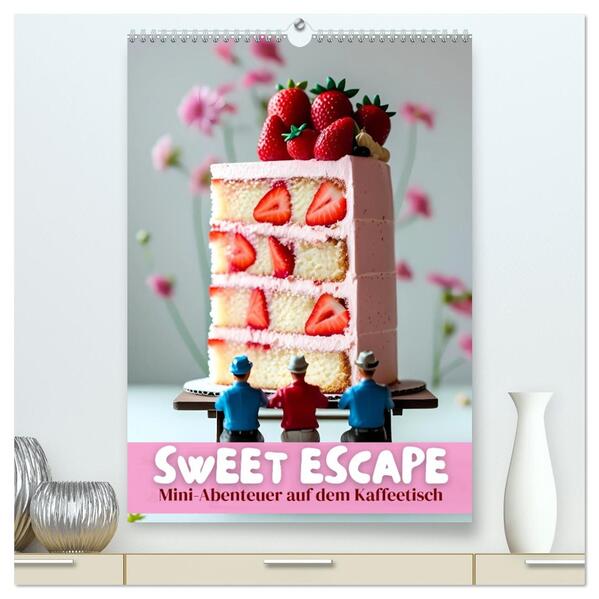 Sweet Escape - Mini-Abenteuer auf dem Küchentisch (hochwertiger Premium Wandkalender 2026 DIN A2 hoch) Kunstdruck in Hochglanz