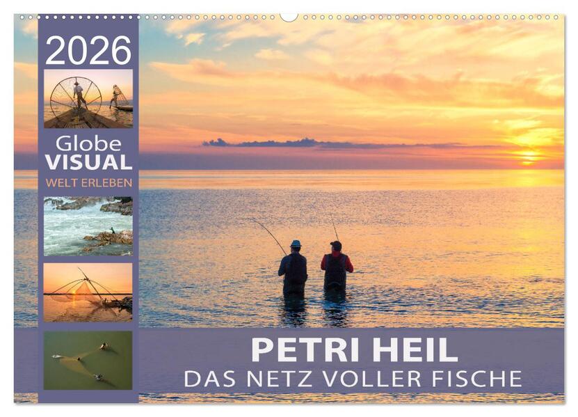 PETRI HEIL - Das Netz voller Fische (Wandkalender 2026 DIN A2 quer) CALVENDO Monatskalender