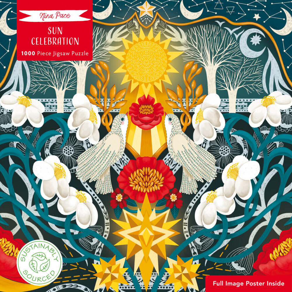 Adult Sustainable Jigsaw Puzzle Nina Pace: Sun Celebration
