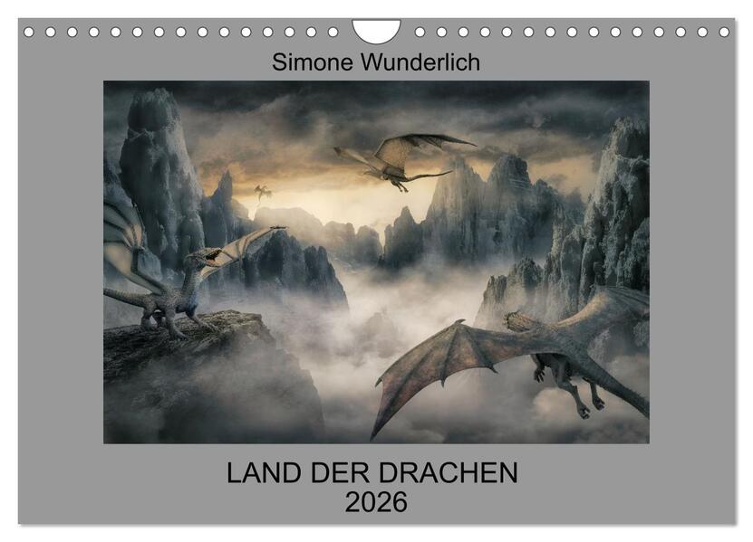 Land der Drachen (Wandkalender 2026 DIN A4 quer) CALVENDO Monatskalender