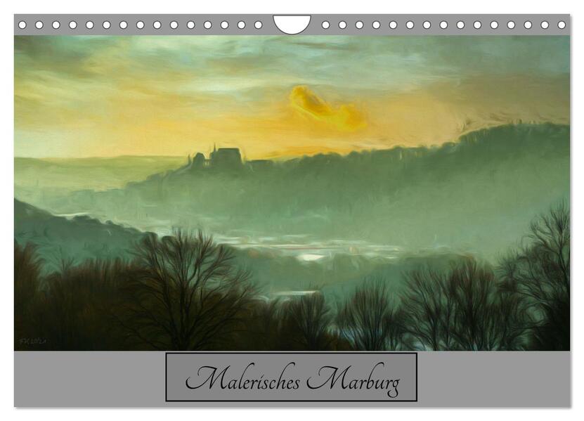 Malerisches Marburg (Wandkalender 2026 DIN A4 quer) CALVENDO Monatskalender