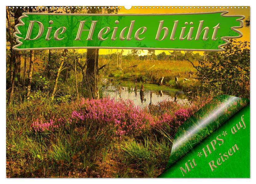 Die Heide blüht (Wandkalender 2026 DIN A2 quer) CALVENDO Monatskalender