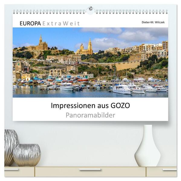 Impressionen aus GOZO - Panoramabilder (hochwertiger Premium Wandkalender 2026 DIN A2 quer) Kunstdruck in Hochglanz