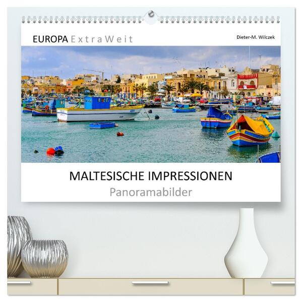 Maltesische Impressionen (hochwertiger Premium Wandkalender 2026 DIN A2 quer) Kunstdruck in Hochglanz