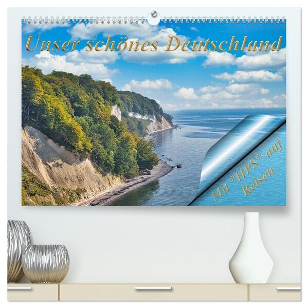 Unser schönes Deutschland (hochwertiger Premium Wandkalender 2026 DIN A2 quer) Kunstdruck in Hochglanz