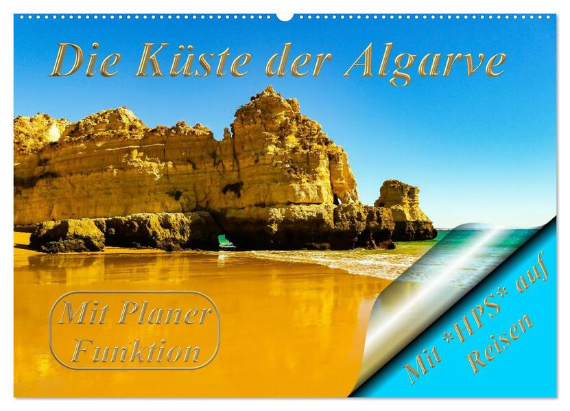 Die Küste der Algarve (Wandkalender 2026 DIN A2 quer) CALVENDO Monatskalender