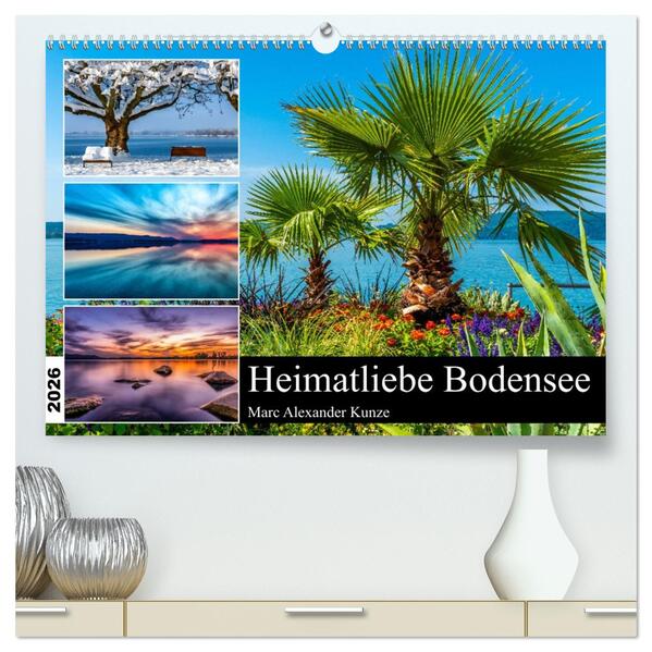 Heimatliebe Bodensee (hochwertiger Premium Wandkalender 2026 DIN A2 quer) Kunstdruck in Hochglanz