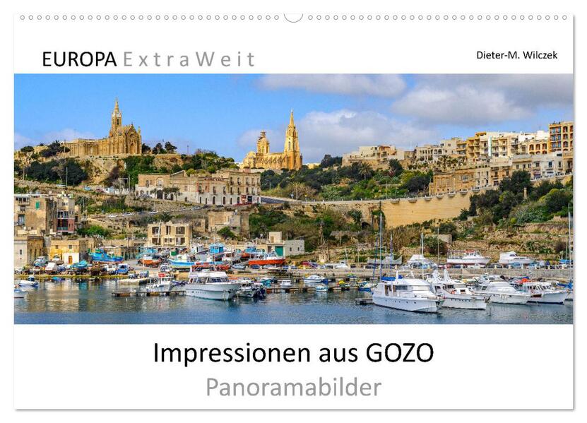 Impressionen aus GOZO - Panoramabilder (Wandkalender 2026 DIN A2 quer) CALVENDO Monatskalender