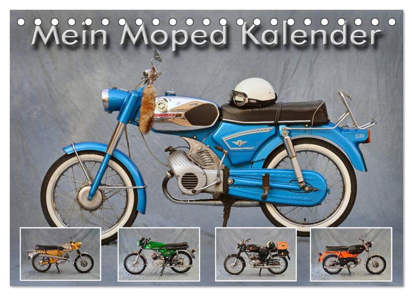 Mein Moped Kalender (Tischkalender 2026 DIN A5 quer) CALVENDO Monatskalender