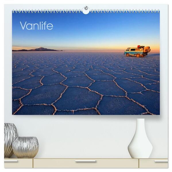Vanlife - viaje.ch (hochwertiger Premium Wandkalender 2026 DIN A2 quer) Kunstdruck in Hochglanz