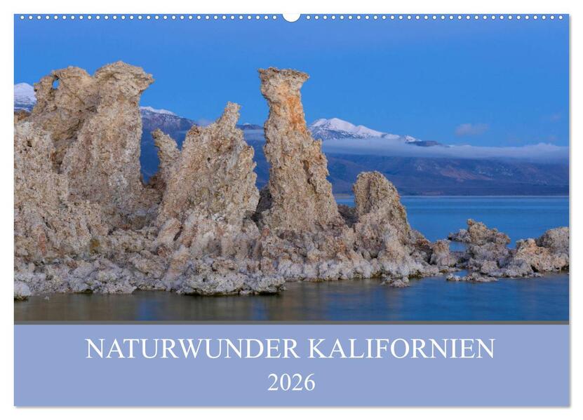 Naturwunder Kalifornien (Wandkalender 2026 DIN A2 quer) CALVENDO Monatskalender