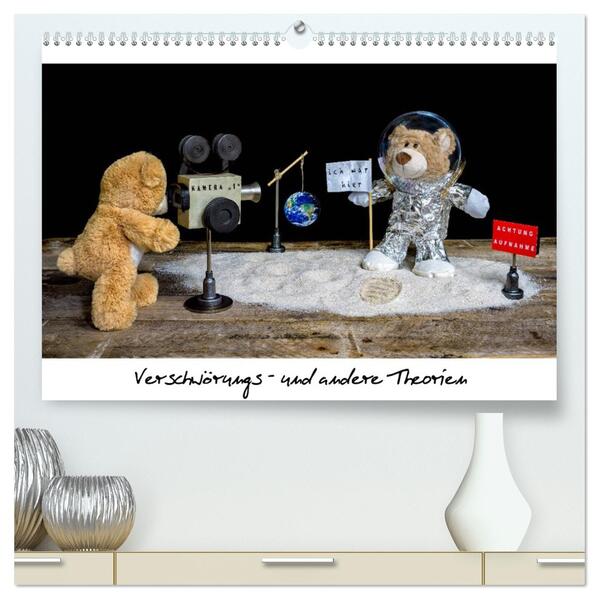 Verschwörungs - und andere Theorien (hochwertiger Premium Wandkalender 2026 DIN A2 quer) Kunstdruck in Hochglanz