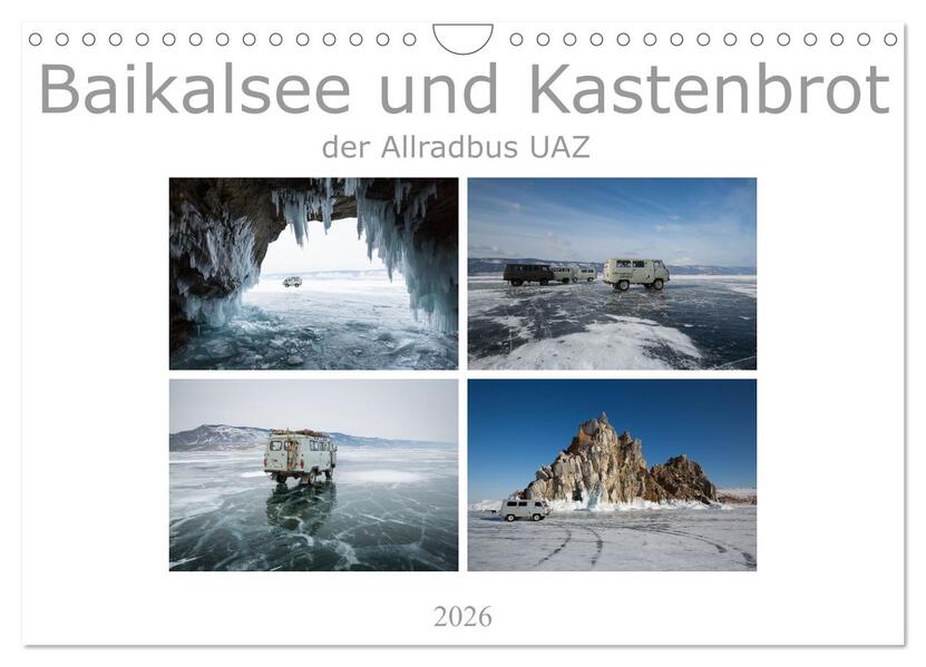 Baikalsee und Kastenbrot (Wandkalender 2026 DIN A4 quer) CALVENDO Monatskalender