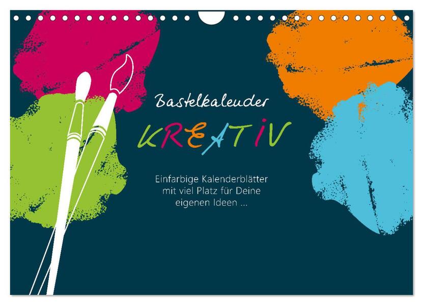 Bastelkalender KREATIV (Wandkalender 2026 DIN A4 quer) CALVENDO Monatskalender
