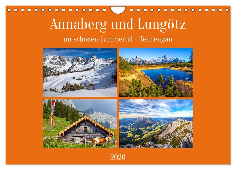 Annaberg und Lungötz (Wandkalender 2026 DIN A4 quer) CALVENDO Monatskalender