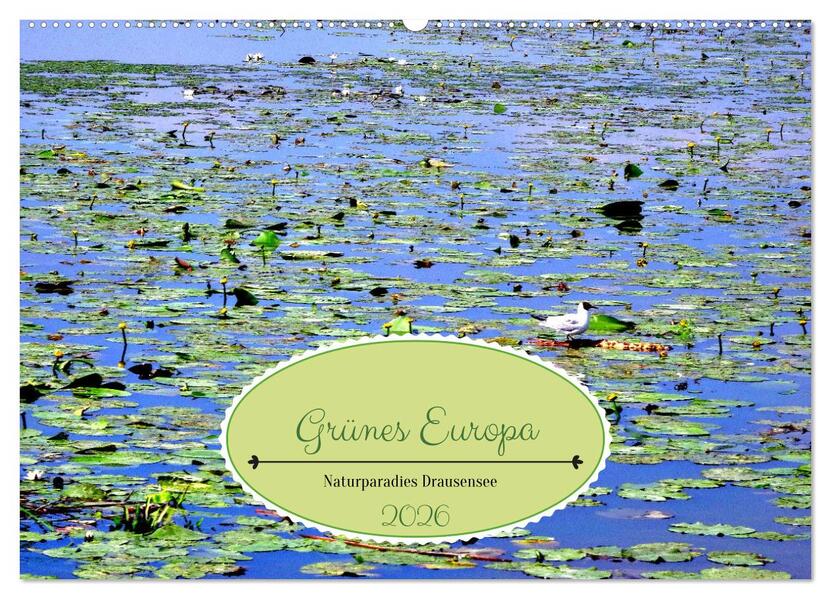Grünes Europa - Naturparadies Drausensee (Wandkalender 2026 DIN A2 quer) CALVENDO Monatskalender