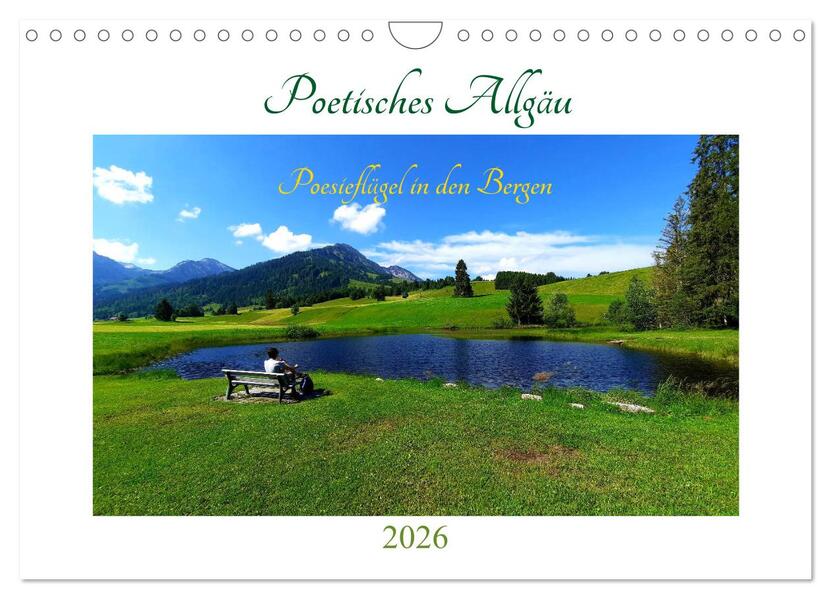 Poetisches Allgäu (Wandkalender 2026 DIN A4 quer) CALVENDO Monatskalender