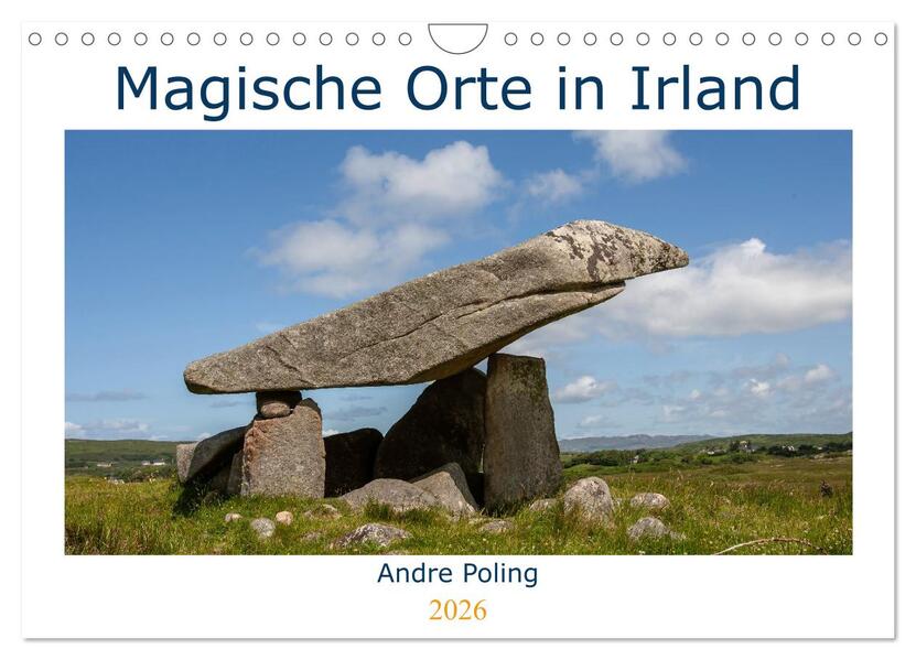 Magische Orte in Irland (Wandkalender 2026 DIN A4 quer) CALVENDO Monatskalender