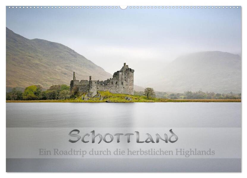 Schottland - Ein Roadtrip durch die herbstlichen Highlands (Wandkalender 2026 DIN A2 quer) CALVENDO Monatskalender