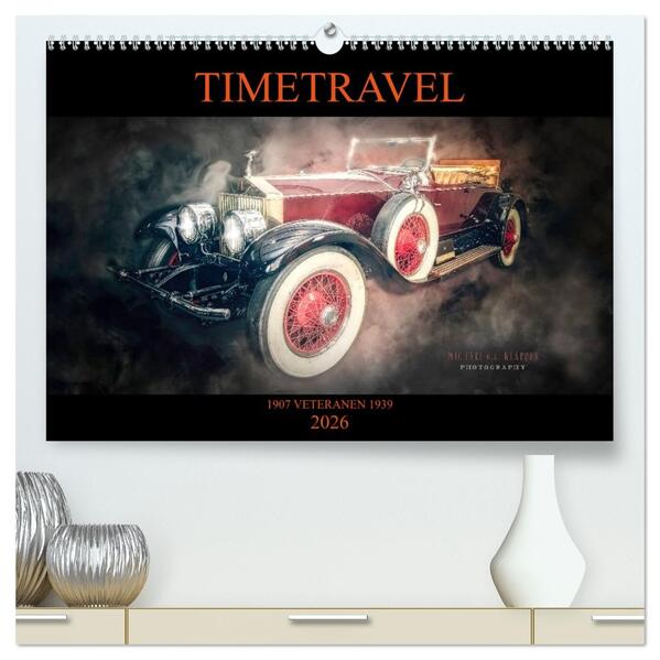 TIMETRAVEL (hochwertiger Premium Wandkalender 2026 DIN A2 quer) Kunstdruck in Hochglanz