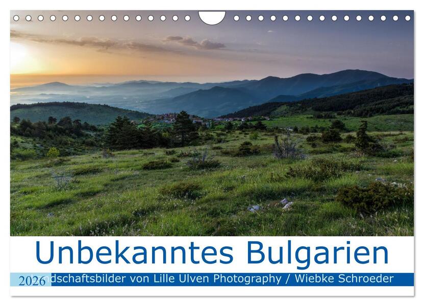 Unbekanntes Bulgarien (Wandkalender 2026 DIN A4 quer) CALVENDO Monatskalender