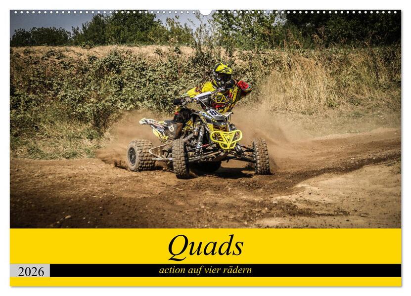 Quad`s action auf vier rädern (Wandkalender 2026 DIN A2 quer) CALVENDO Monatskalender