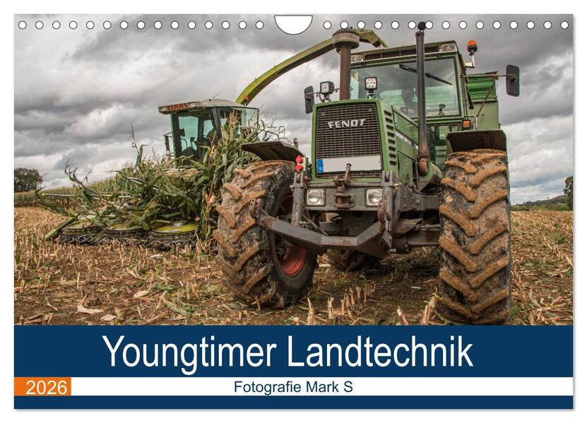 Youngtimer Landtechnik (Wandkalender 2026 DIN A4 quer) CALVENDO Monatskalender