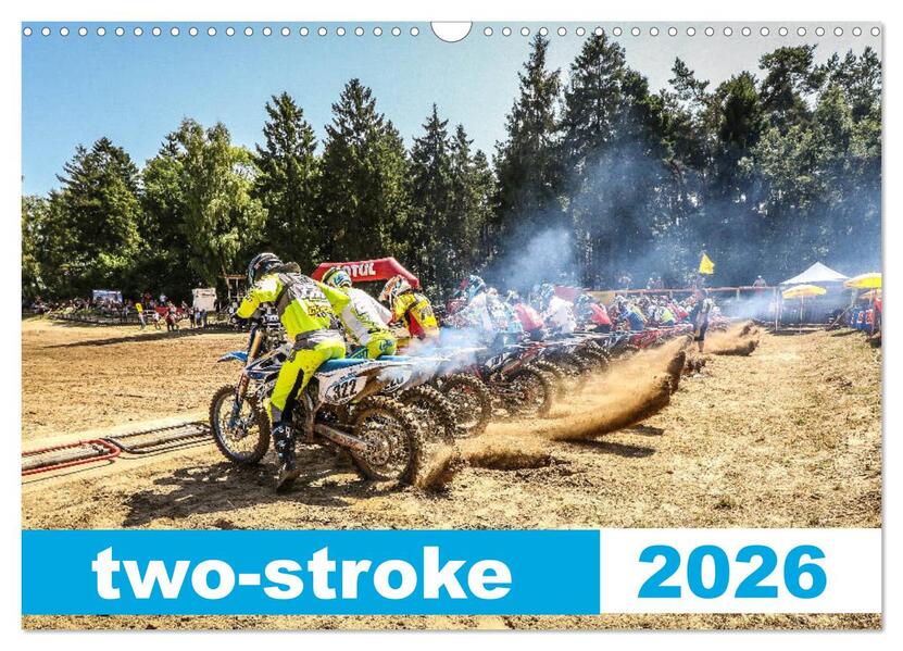 two stroke (Wandkalender 2026 DIN A3 quer) CALVENDO Monatskalender