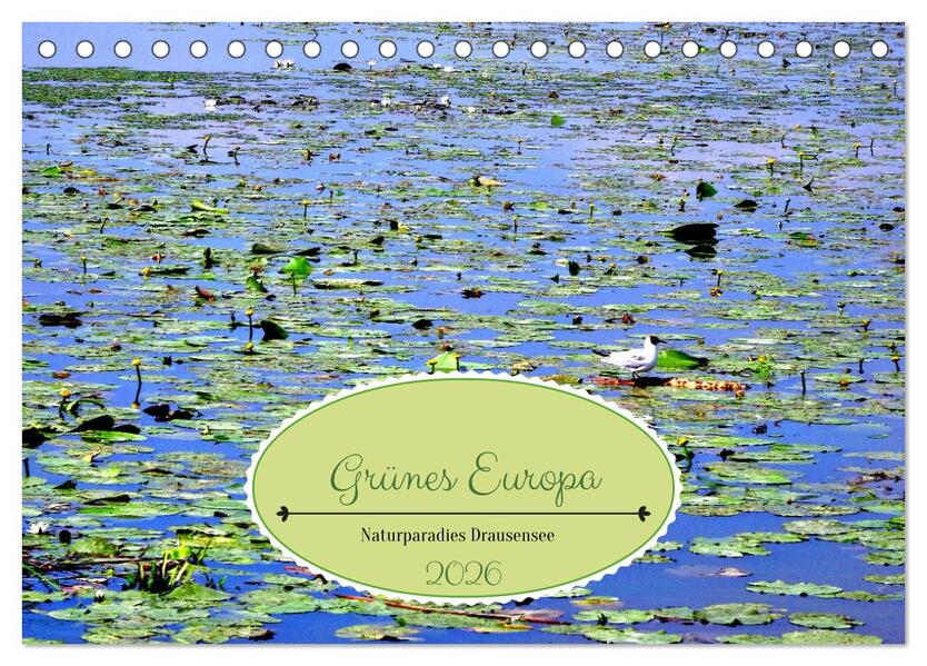 Grünes Europa - Naturparadies Drausensee (Tischkalender 2026 DIN A5 quer) CALVENDO Monatskalender