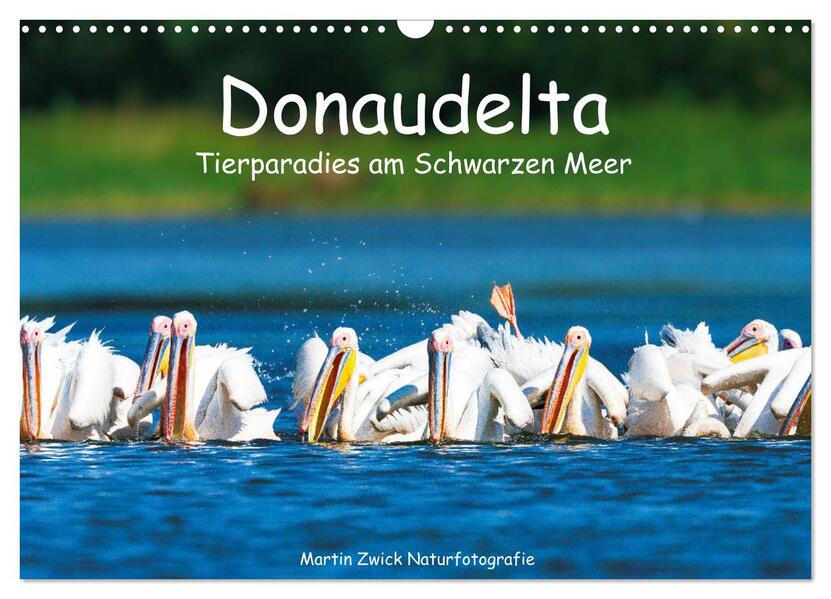 Donaudelta - Tierparadies am Schwarzen Meer (Wandkalender 2026 DIN A3 quer) CALVENDO Monatskalender