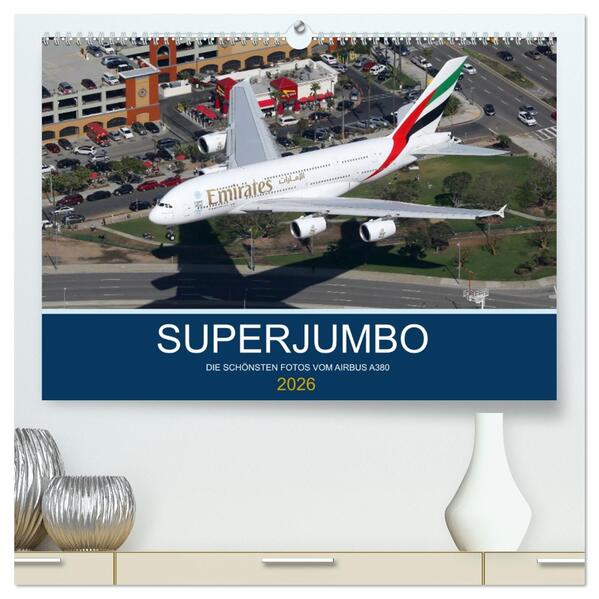 SUPERJUMBOS (hochwertiger Premium Wandkalender 2026 DIN A2 quer) Kunstdruck in Hochglanz