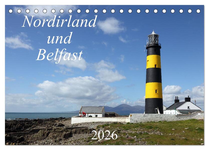 Nordirland und Belfast (Tischkalender 2026 DIN A5 quer) CALVENDO Monatskalender
