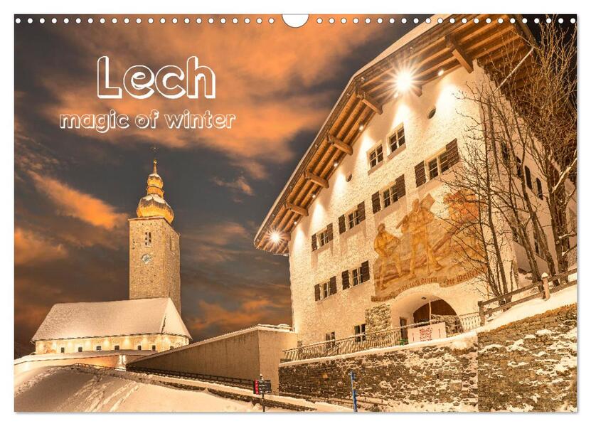 Lech magic of winter (Wandkalender 2026 DIN A3 quer) CALVENDO Monatskalender
