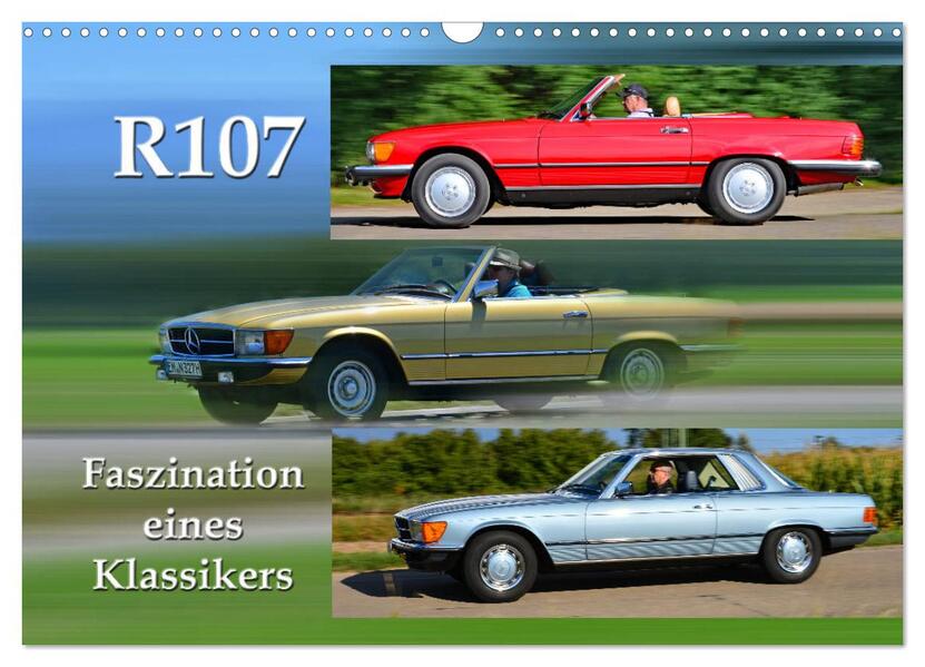 R107 Faszination eines Klassikers (Wandkalender 2026 DIN A3 quer) CALVENDO Monatskalender