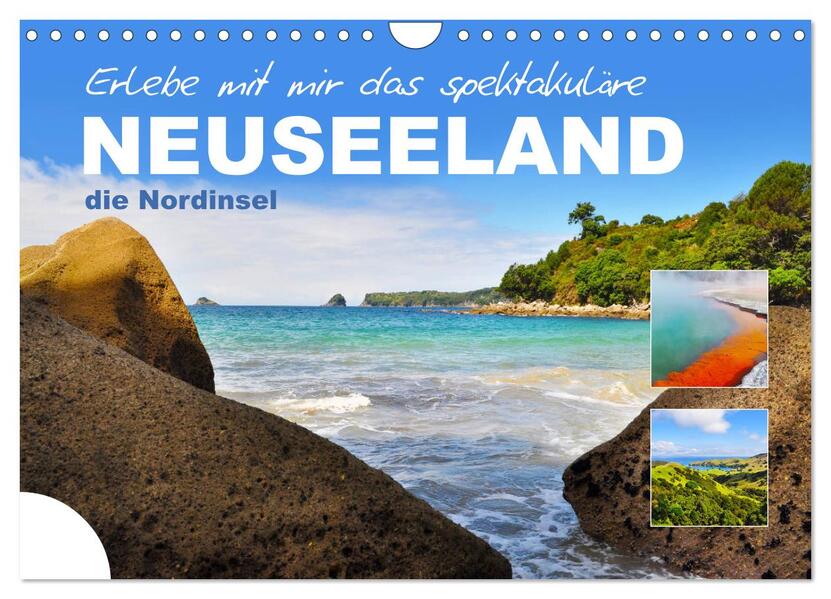 Erlebe mit mir das spektakuläre Neuseeland (Wandkalender 2026 DIN A4 quer) CALVENDO Monatskalender
