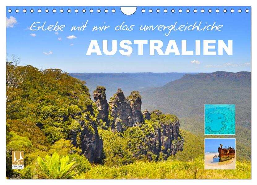 Erlebe mit mir das unvergleichliche Australien (Wandkalender 2026 DIN A4 quer) CALVENDO Monatskalender
