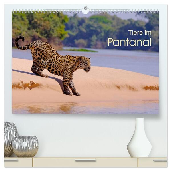 Tiere im Pantanal - viaje.ch (hochwertiger Premium Wandkalender 2026 DIN A2 quer) Kunstdruck in Hochglanz