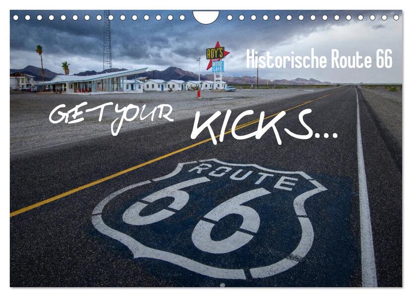 Route 66 (Wandkalender 2026 DIN A4 quer) CALVENDO Monatskalender