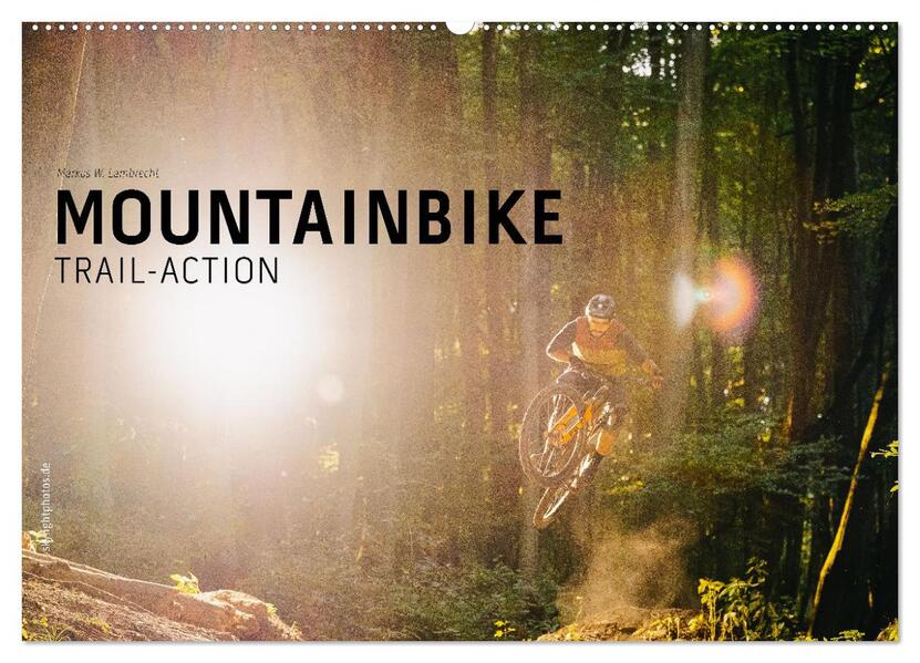 Mountainbike Trail-Action (Wandkalender 2026 DIN A2 quer) CALVENDO Monatskalender