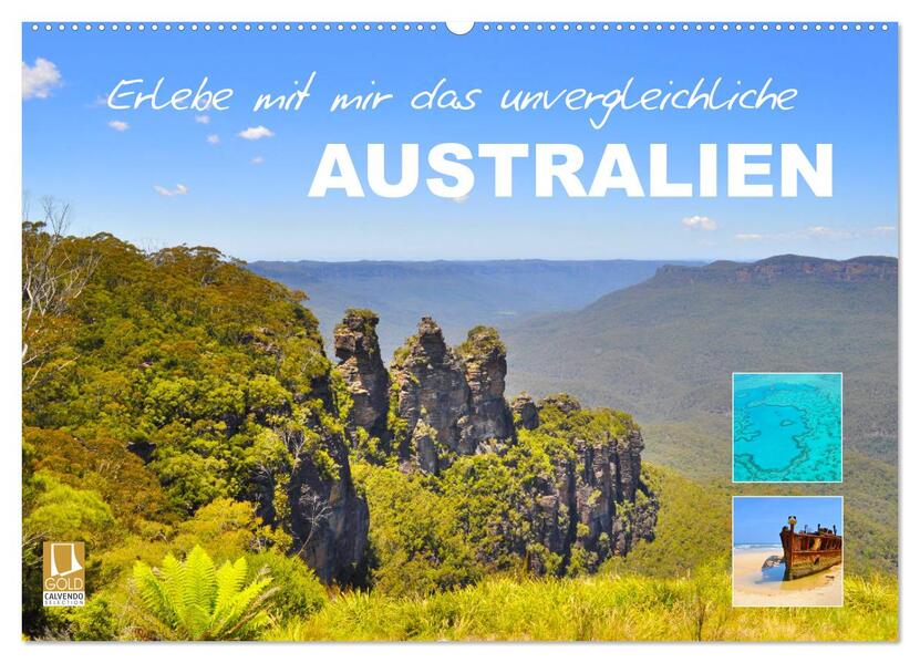 Erlebe mit mir das unvergleichliche Australien (Wandkalender 2026 DIN A2 quer) CALVENDO Monatskalender