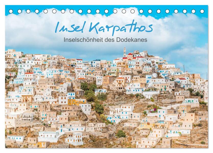 Insel Karpathos - Inselschönheit des Dodekanes (Tischkalender 2026 DIN A5 quer) CALVENDO Monatskalender