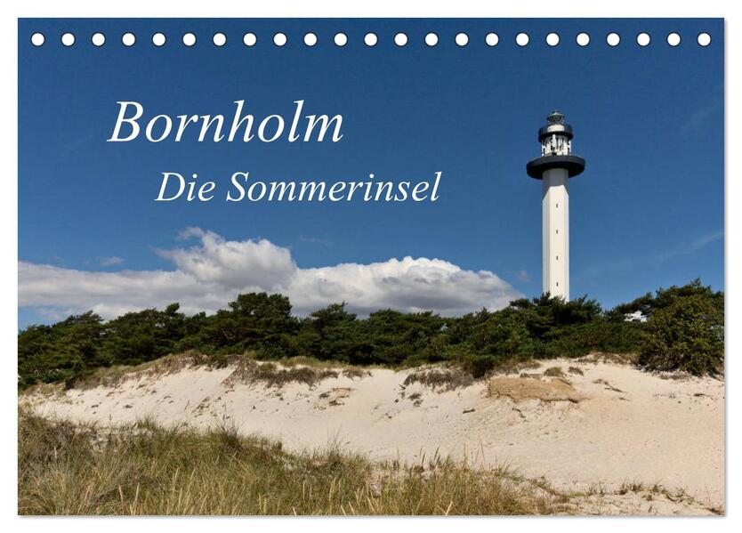 Bornholm - Die Sommerinsel (Tischkalender 2026 DIN A5 quer) CALVENDO Monatskalender
