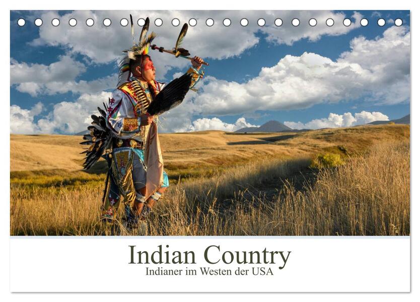 Indian Country - Indianer im Westen der USA (Tischkalender 2026 DIN A5 quer) CALVENDO Monatskalender